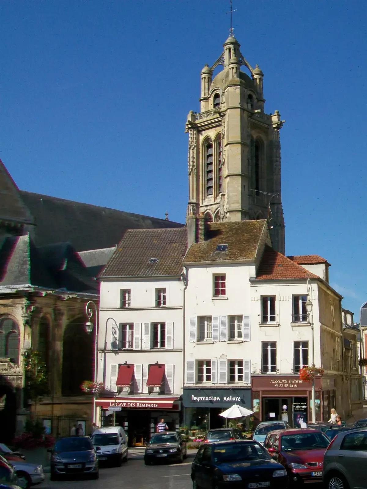 Nettoyage de façade Pontoise — cathédrale Saint-Maclou et la vieille ville haute